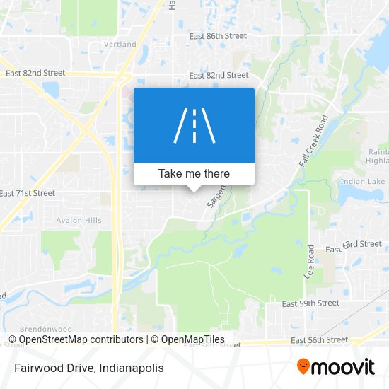 Fairwood Drive map