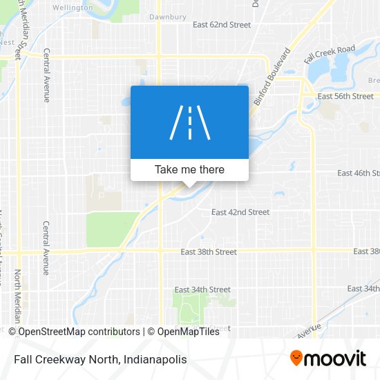 Fall Creekway North map