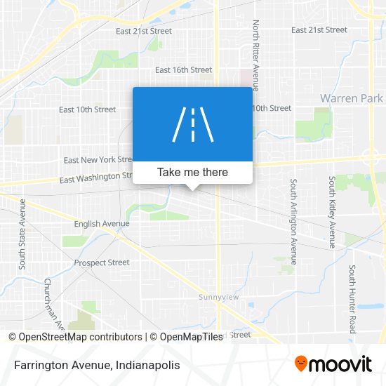 Farrington Avenue map