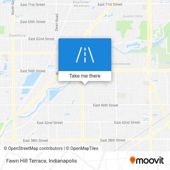 Fawn Hill Terrace map