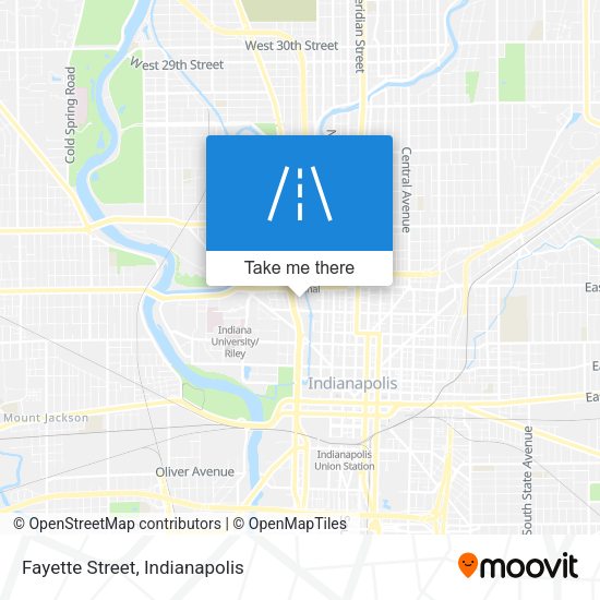Mapa de Fayette Street