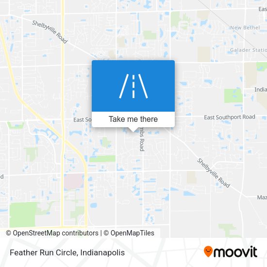 Feather Run Circle map