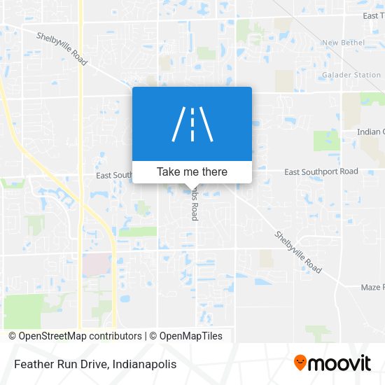 Feather Run Drive map