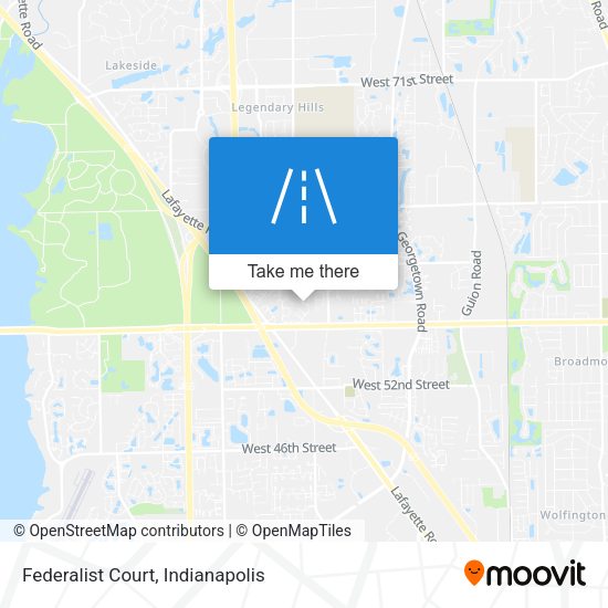 Federalist Court map