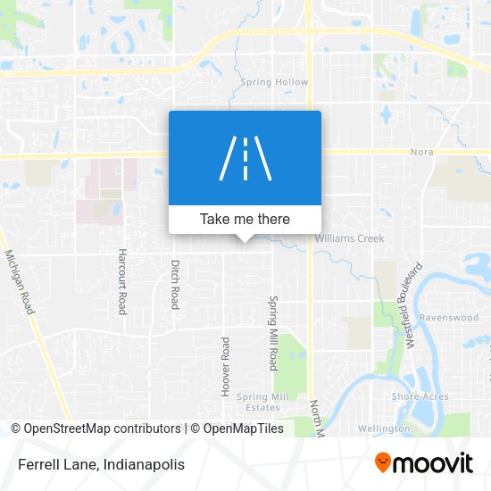 Mapa de Ferrell Lane