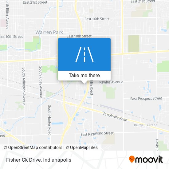 Fisher Ck Drive map
