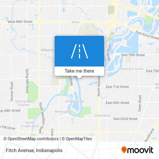 Mapa de Fitch Avenue