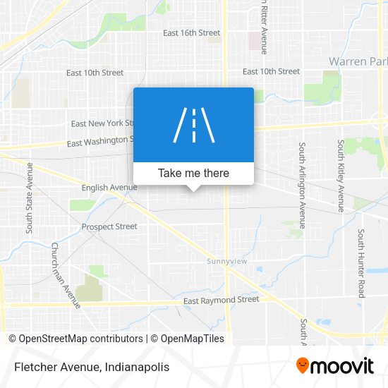 Mapa de Fletcher Avenue