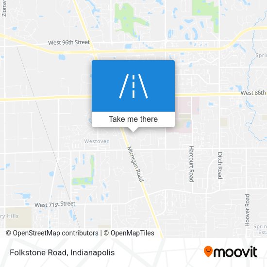 Folkstone Road map