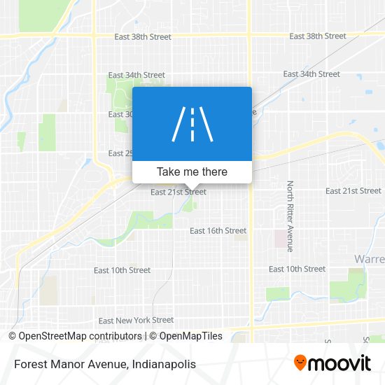 Mapa de Forest Manor Avenue