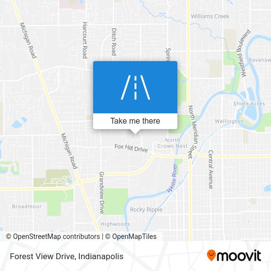 Forest View Drive map