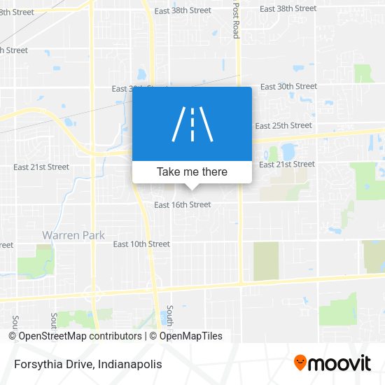 Forsythia Drive map