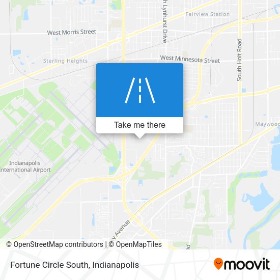 Fortune Circle South map