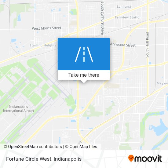Fortune Circle West map