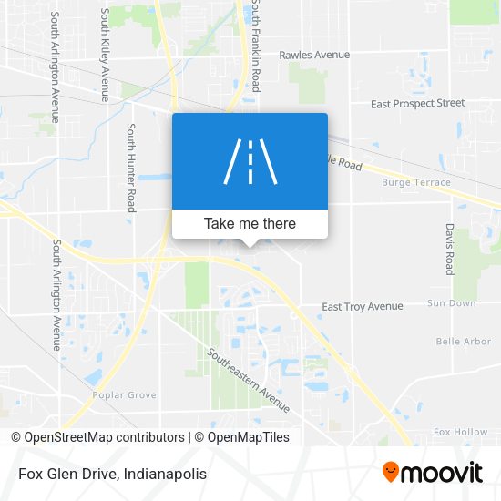 Fox Glen Drive map