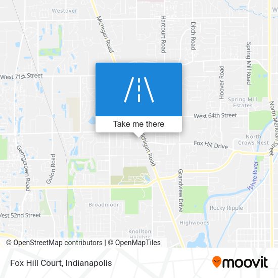 Fox Hill Court map