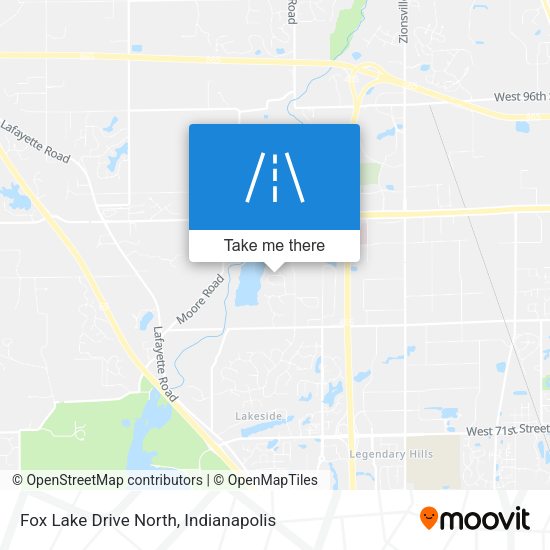 Fox Lake Drive North map