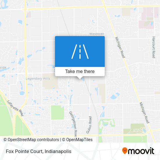 Mapa de Fox Pointe Court