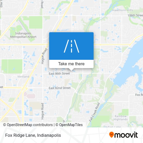 Mapa de Fox Ridge Lane