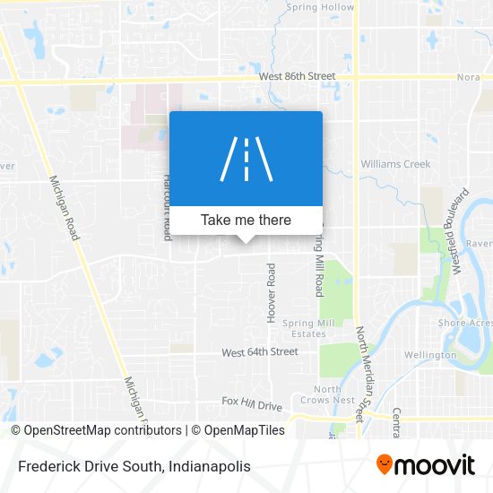 Frederick Drive South map