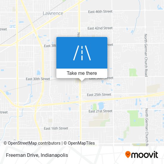 Mapa de Freeman Drive