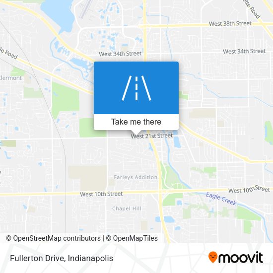Fullerton Drive map