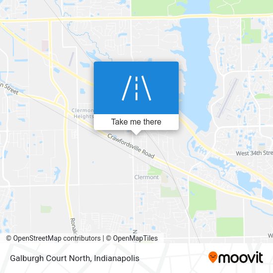 Mapa de Galburgh Court North