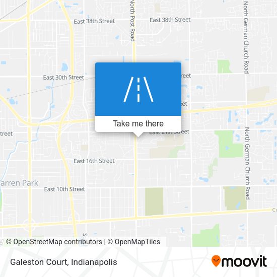 Mapa de Galeston Court