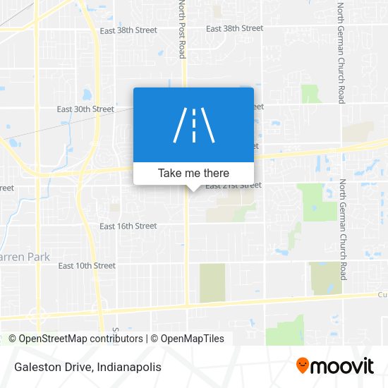 Mapa de Galeston Drive