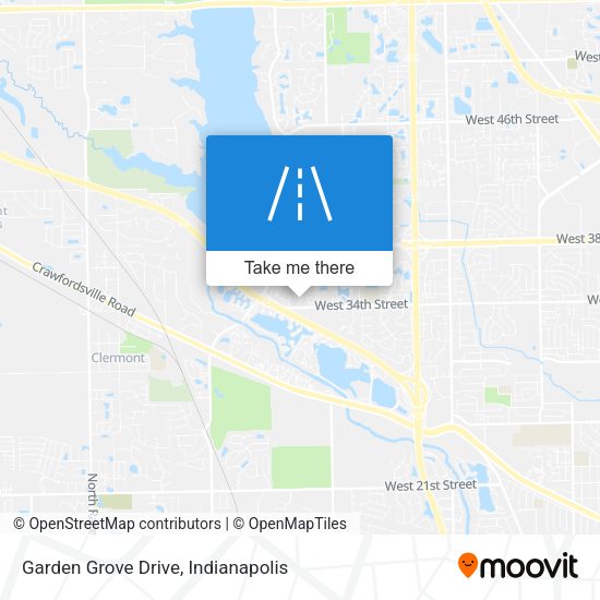 Garden Grove Drive map