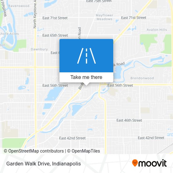 Mapa de Garden Walk Drive