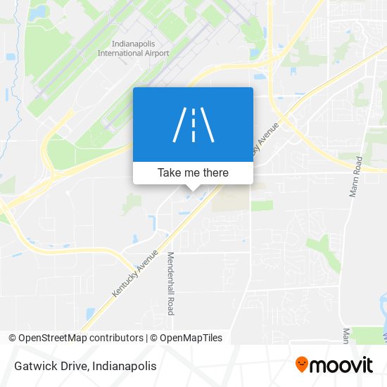 Gatwick Drive map