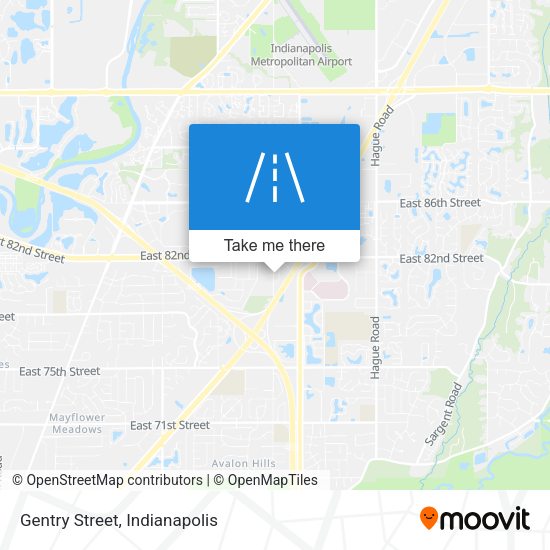 Gentry Street map