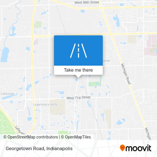 Georgetown Road map