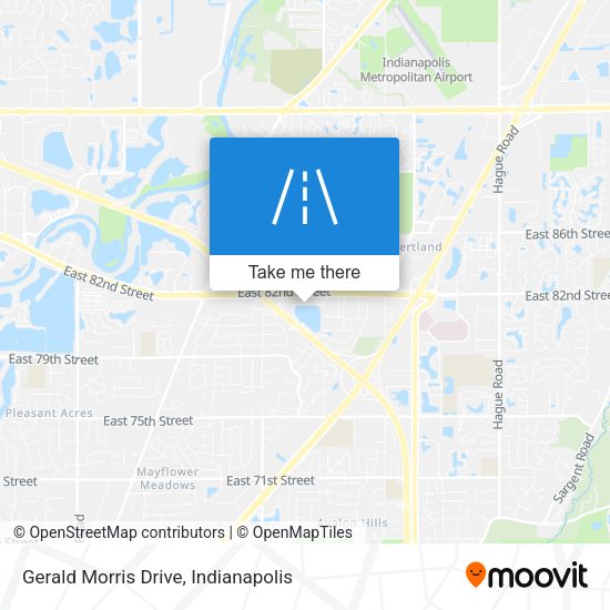 Gerald Morris Drive map