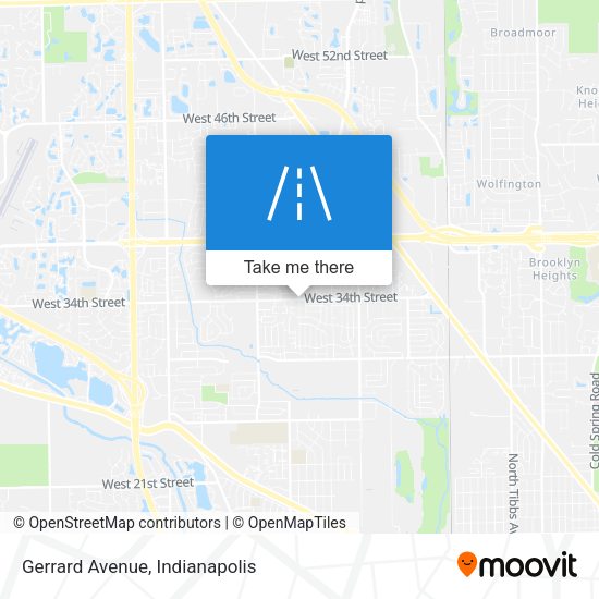 Mapa de Gerrard Avenue