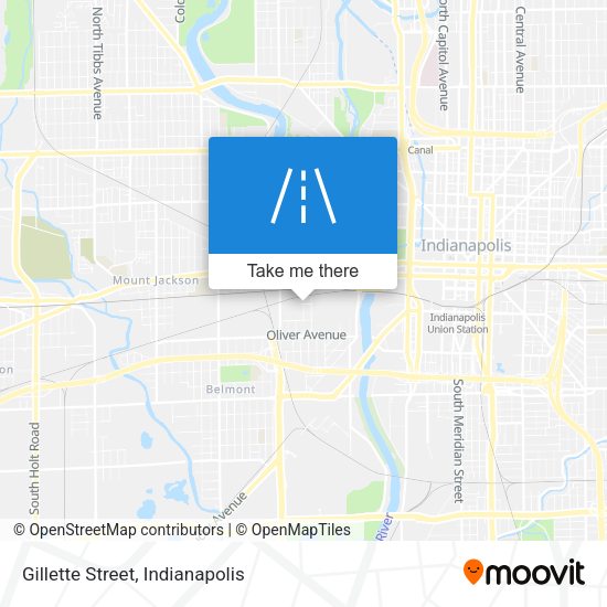 Gillette Street map