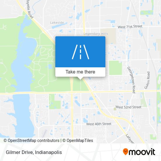 Mapa de Gilmer Drive