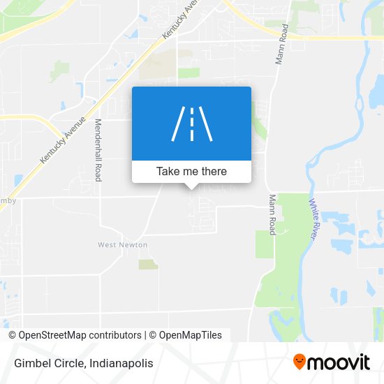 Mapa de Gimbel Circle