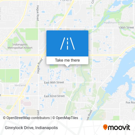 Ginnylock Drive map