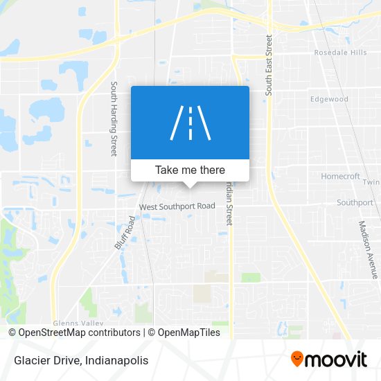 Mapa de Glacier Drive