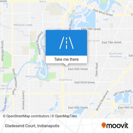 Gladesend Court map
