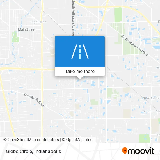 Glebe Circle map