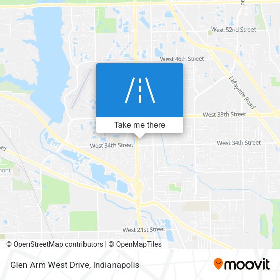 Glen Arm West Drive map