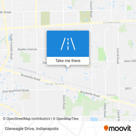 Mapa de Gleneagle Drive