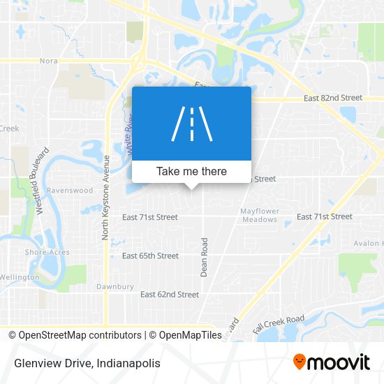 Glenview Drive map