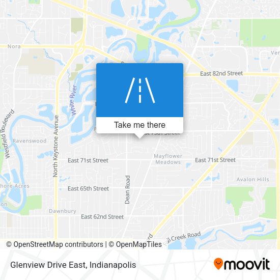 Mapa de Glenview Drive East