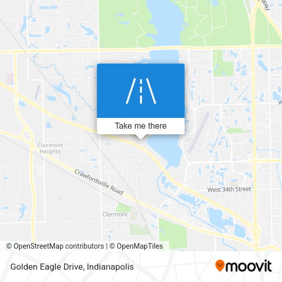 Golden Eagle Drive map