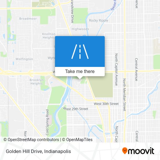 Golden Hill Drive map