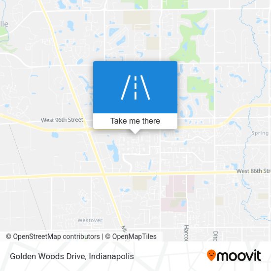 Golden Woods Drive map